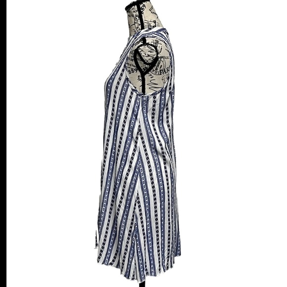 ELAN Aztec Southwest Mini Dress Women’s S | Boho Festival Swing Shift Resort - Picture 4 of 9